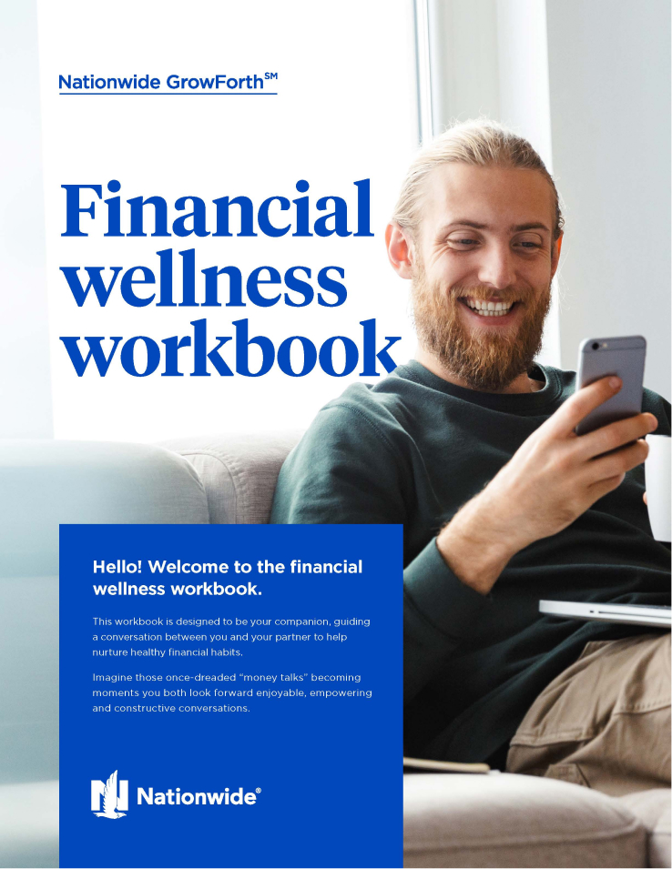 GrowForth workbook about financial wellness